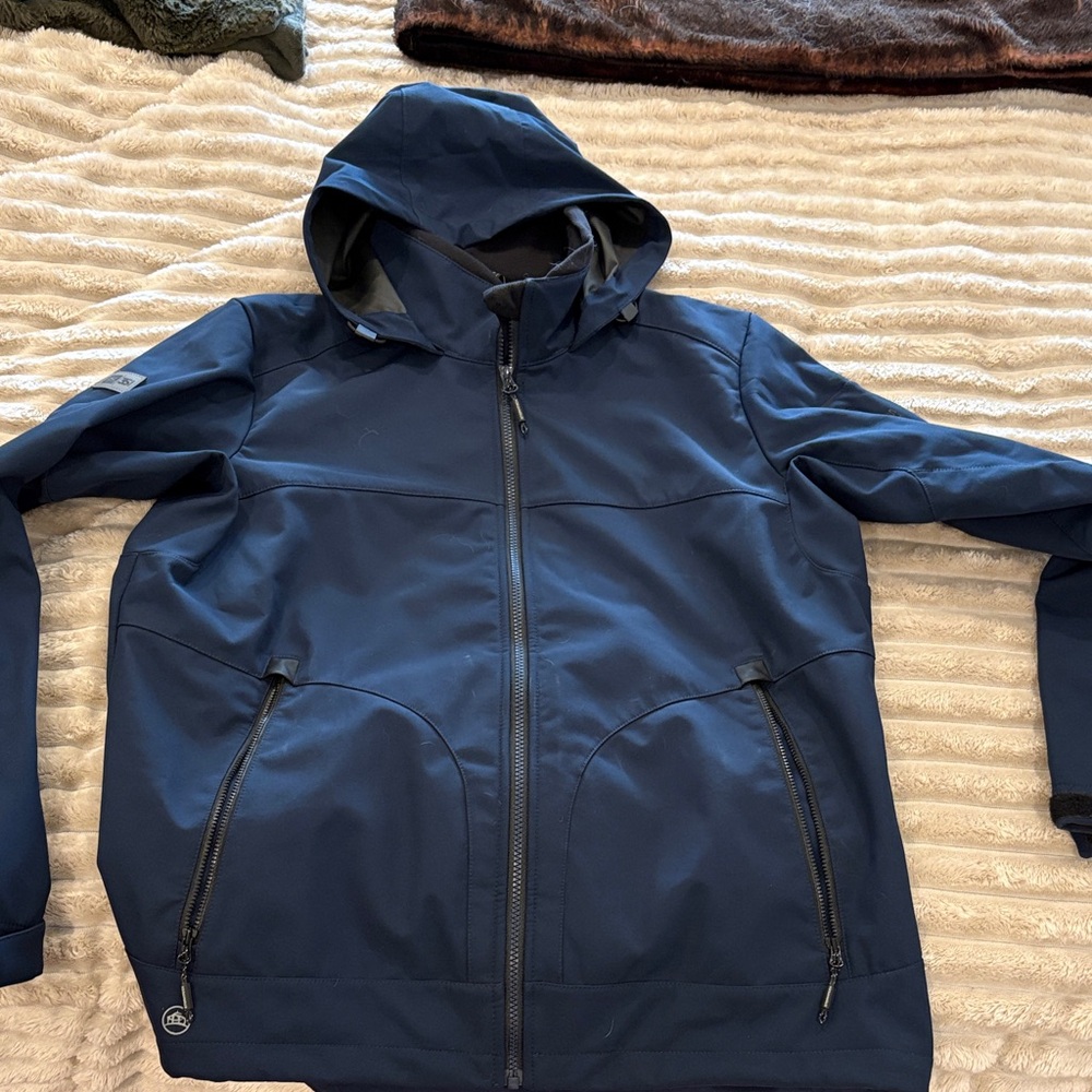 Woman’s Navy Blue Hooded Jacket